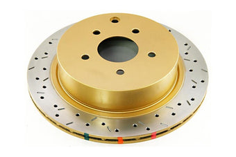 compare product DBA 7/05+ Nissan Murano / 03-06 Infiniti FX35/FX45 Rear Cross Drilled & Slotted 4000 Series