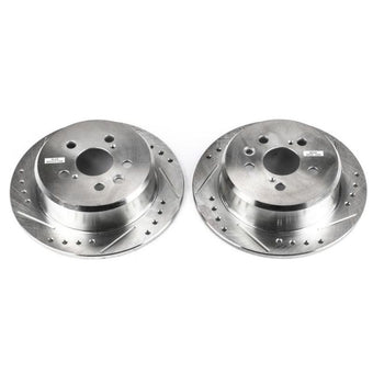 compare product Power Stop 95-99 Toyota Celica Rear Evolution Drilled & Slotted Rotors - Pair