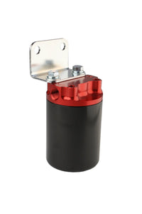 Aeromotive SS Series Billet Canister Style Fuel Filter Anodized Black/Red - 10 Micron Fabric Element - My Store