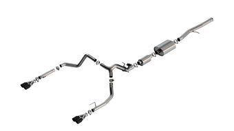 compare product Borla 2024 Chevy Silverado 1500 6.2L V8 S-Type Catback Exhaust w/ Simulator - Black Chrome