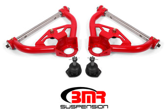 compare product BMR 78-87 G-Body Non-Adj. Upper A-Arms (Polyurethane) - Red