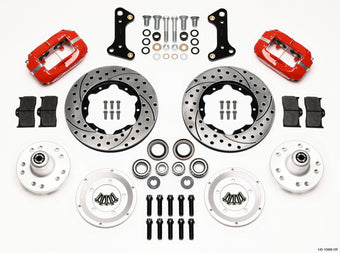compare product Wilwood Forged Dynalite Front Kit 11.00in Drill-Red 67-69 Camaro 64-72 Nova Chevelle