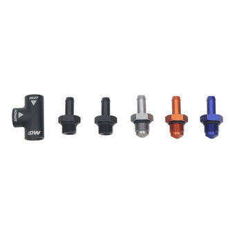 compare product DeatschWerks Universal Venturi Siphon Jet 5/16in Hose Barb to 6AN ORB Female - Anodized Matte Black