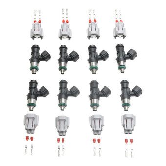 compare product DeatschWerks Set of 8 2400cc/min for Fitech Go EFI 8/Holley Super Sniper 1250