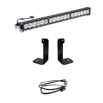 compare product Baja Designs 2018+ Jeep Wrangler JL/JT OnX6+ 30in Bumper LED Light Bar Kit w/ Upfitter