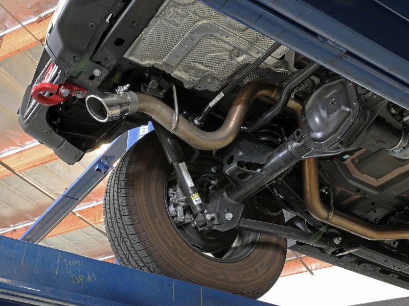 aFe MACH Force - Xp Axle - Back Exhaust System w/Polished Tip 18 - 20 Jeep Wrangler L4 - 2.0T / V6 - 3.6L - My Store