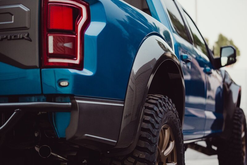 Anderson Composites 17 - 18 Ford Raptor Type - Wide Fender Flares (Rear) - My Store