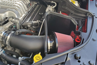 compare product JLT 2021 Dodge Durango Hellcat 6.2L Black Textured Cold Air Intake Kit w/Red Filter