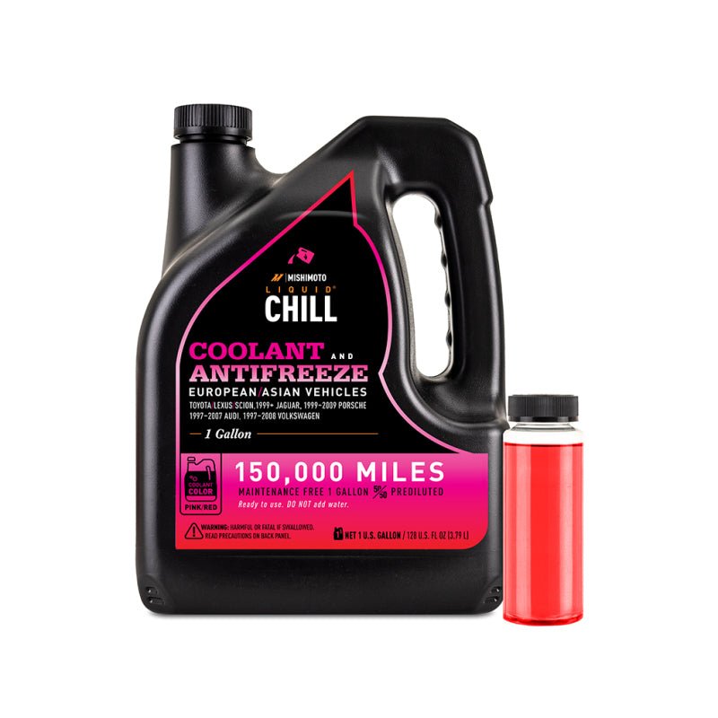 Mishimoto Liquid Chill EG Coolant, European/Asian Vehicles, Pink/Red - My Store