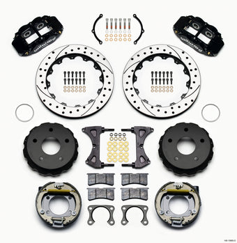 compare product Wilwood Narrow Superlite 4R Rear P-Brk Kit 12.88in Drilled Big Ford New 2.38in Off Bronco 5 x 5.50