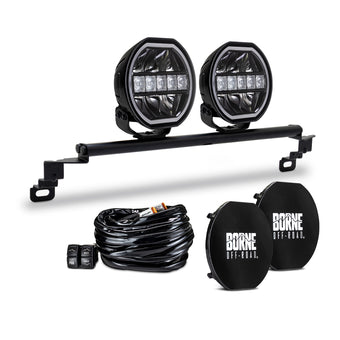 compare product Borne Off-Road 2021+ Ford Bronco Direct Fit Lights - Standard Bumper - 2in x 7in Round