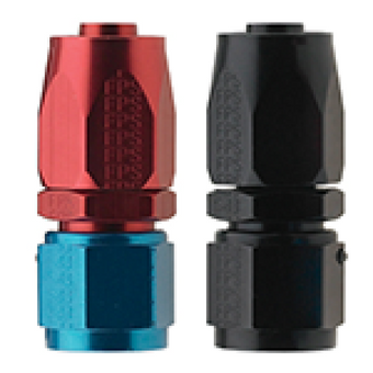 compare product Fragola -6AN Straight Pro-Flow Hose End - Blue/Red