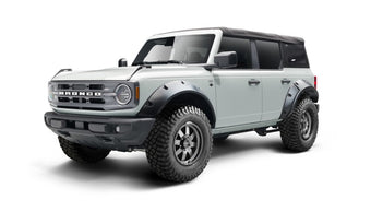 compare product Bushwacker 2021+ Ford Bronco 4-Door Pocket Style Flares 4pc - Black
