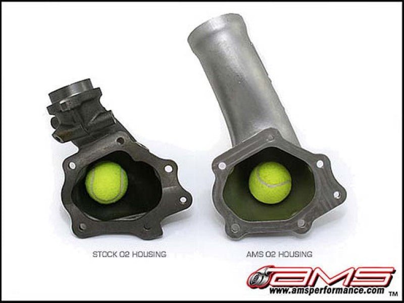 AMS Performance 08 - 15 Mitsubishi EVO X Widemouth Downpipe w/Turbo Outlet Pipe - My Store
