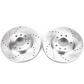 compare product Power Stop 06-12 Ford Fusion Front Evolution Drilled & Slotted Rotors - Pair