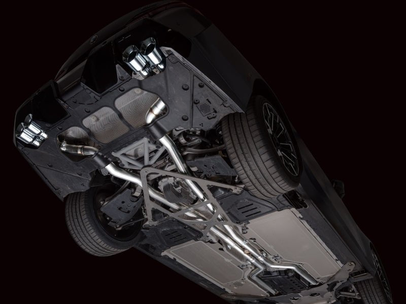 AWE Tuning BMW G90/G99 M5 Track Edition Cat - Back Exhaust - Chrome Silver Tips - My Store
