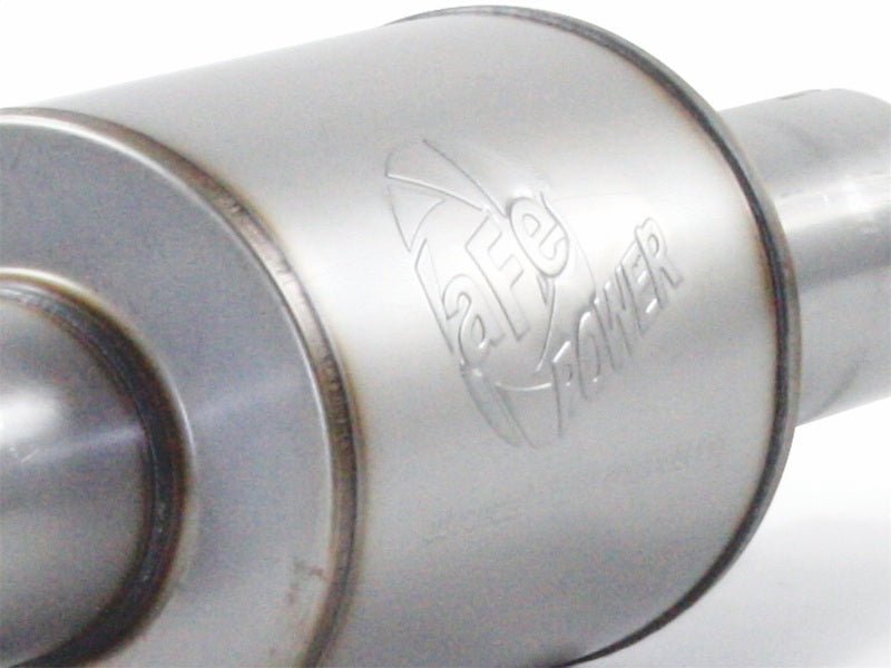 aFe Atlas Exhaust 4in Aluminized Cat - Back w/ 304 SS Black Tip 11 - 13 Ford F - 150 EcoBoost V6 3.5L (tt) - My Store