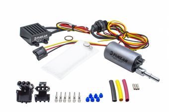 compare product Fuelab 253 In-Tank Brushless Fuel Pump Kit w/5/16 SAE Outlet/72002/74101/Pre-Filter - 500 LPH