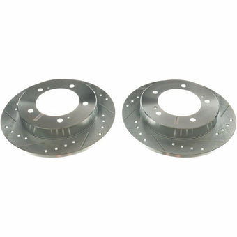 compare product Power Stop 1998 Chevrolet Tracker Front Evolution Drilled & Slotted Rotors - Pair