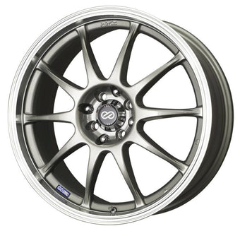 compare product Enkei J10 16x7 5x108/115 38mm Offset 72.6mm Bore Dia Silver w/ Machined Lip Wheel