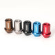 Rays M12x1.50 5 Hole 16pcs Nut 4pcs Lock Nut w/Adapter & Lock Nut Key - Black - My Store