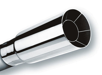 compare product Borla Universal Polished Tip Single Round Intercooled (inlet 2 1/4in. Outlet 2 1/2in)
