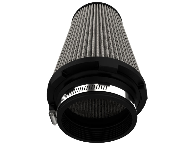 aFe MagnumFLOW Pro DRY S Universal Air Filter 4in F x 6in B x 4in T (Inv) x 8in H - My Store