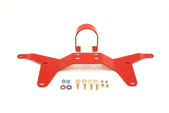 compare product BMR 05-14 S197 Mustang Rear Tunnel Brace w/ Rear Driveshaft Safety Loop - Red