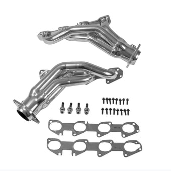 compare product BBK 11-20 Dodge Challenger Hemi 6.4L Shorty Tuned Length Exhaust Headers - 1-7/8in Silver Ceramic