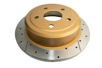 compare product DBA 07-16 Jeep JK Wrangler & Rubicon w/HD Brakes Street Series Rear Cross Drilled & Slotted Rotor
