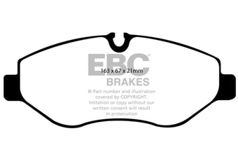 compare product EBC 07+ Dodge Sprinter 2500 Greenstuff Front Brake Pads