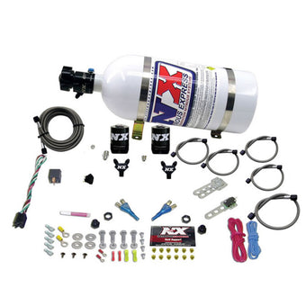 compare product Nitrous Express Dual Nozzle Sport Compact Nitrous Kit (35-50-75HP) w/10lb Bottle