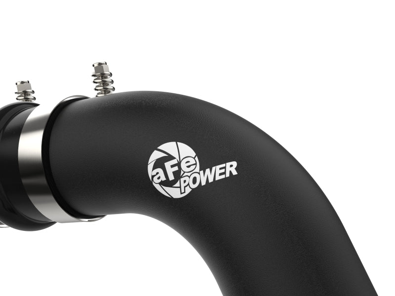aFe BladeRunner Black 3in Aluminum Charge Pipe Kit 20 - 21 GM Diesel Trucks V8 - 6.6L (td) L5P - My Store