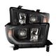 AlphaRex 07 - 13 Toyota Tundra/08 - 17 Toyota Sequoia G2 PRO - Series Projector Headlights Alpha - Black - My Store