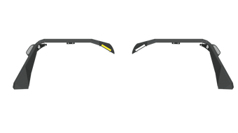 compare product Road Armor 18-20 Jeep Wrangler JL Stealth Front Fender Flare w/Switchback LED DRL - Tex Blk