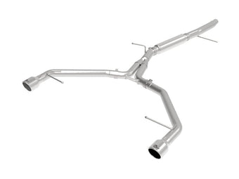 compare product aFe MACHForce XP 3in-2.5in SS Exhaust Axle-Back 17-19 Audi A4 (B9) L4-2.0L (t) - Polished
