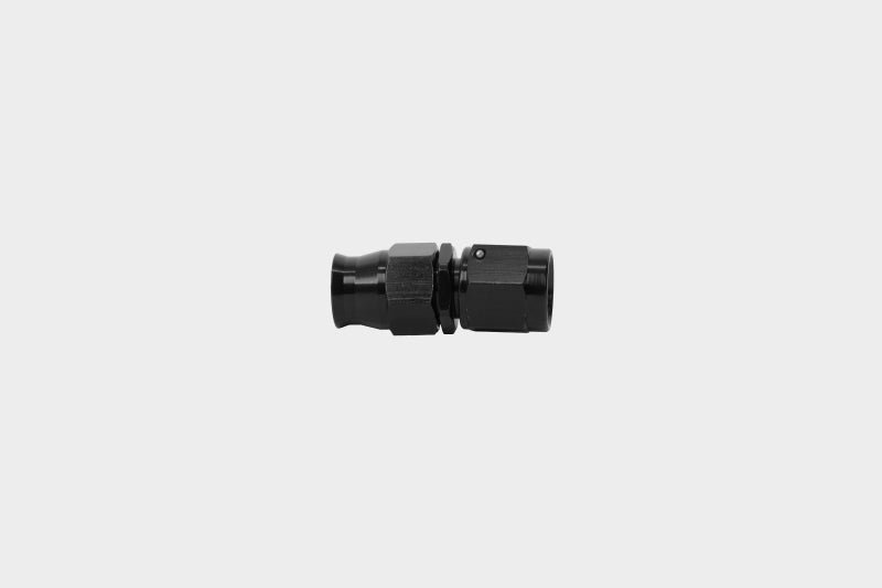 Aeromotive PTFE Hose End - AN - 06 - Straight - Black Anodized - My Store