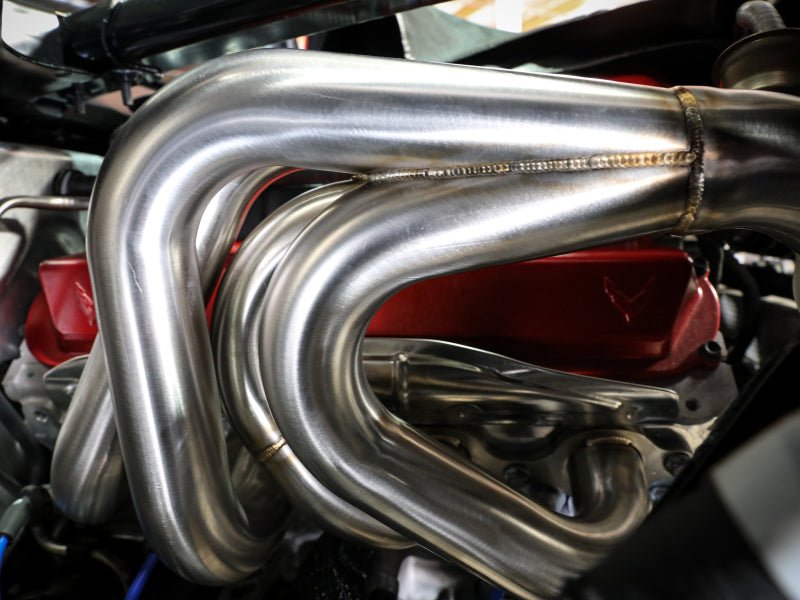 aFe Twisted 304SS Header 2020 Chevy Corvette (C8) 6.2L V8 - Titanium Ceramic Coated - My Store