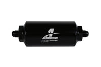 Aeromotive In - Line Filter - (AN - 6 Male) 10 Micron Fabric Element Bright Dip Black Finish - My Store