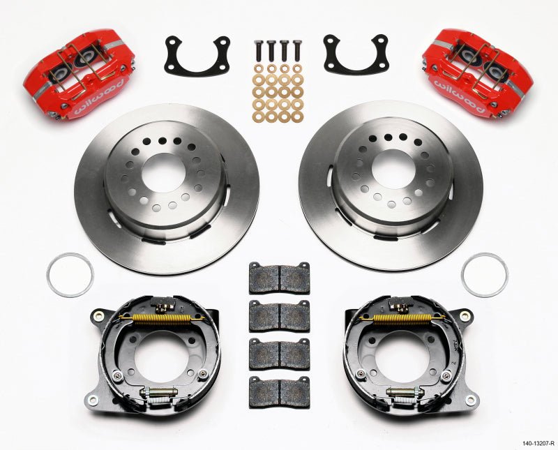 Wilwood Dynapro Dust - Boot P/S Park Brake Kit Red New Big Ford 2.50in Offset - My Store