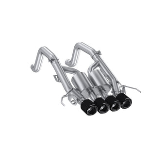 compare product MBRP 14-19 Corvette 6.2L (NPP Models Only) T304SS 3in Cat-Back Dual Split w/ Quad Carbon Fiber Tips