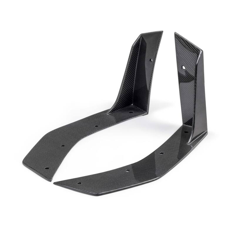 Anderson Composites 2024 Ford Mustang Type - GT5 Carbon Fiber Front Splitter Wickers - My Store
