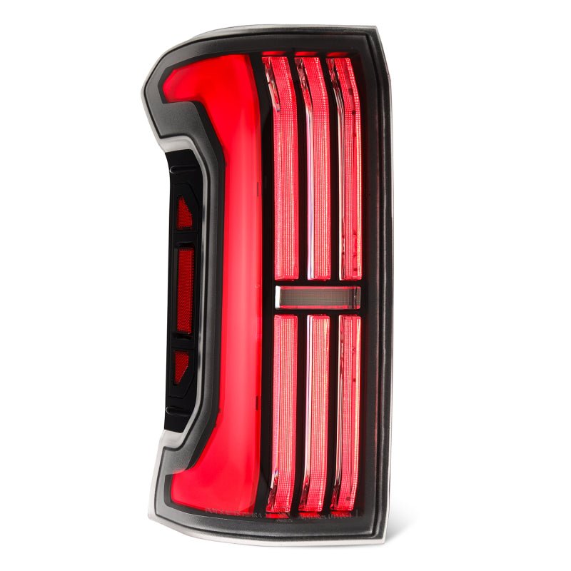 AlphaRex 24 - 25 Toyota Tacoma NOVA - Series LED Prismatic Tail Lights - Black Red - My Store