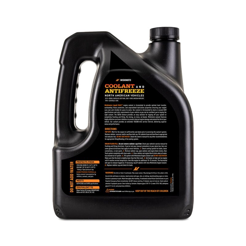 Mishimoto Liquid Chill EG Coolant, North American Vehicles, Orange - My Store