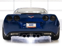 AWE Tuning C6 Chevrolet Corvette Z06/ZR1 Touring Edition Axle - Back Exhaust w/ Chrome Silver Tips - My Store