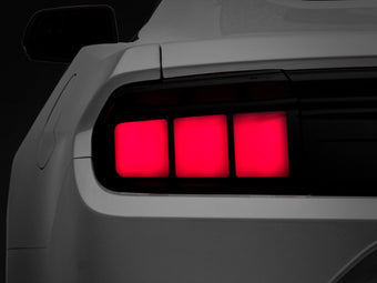 compare product Raxiom 15-22 Ford Mustang Profile LED Tail Lights - Gloss Black Housing (Smoked Lens)