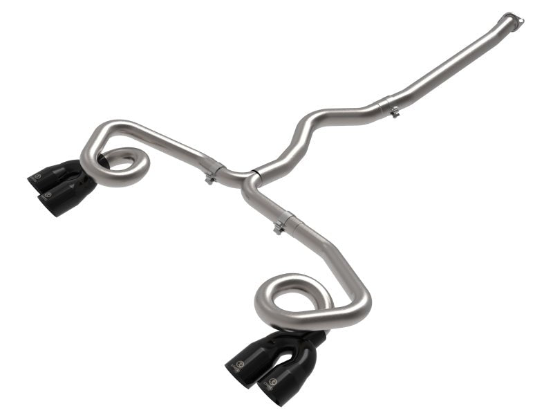aFe POWER Takeda 3in to 2 - 1/2in 304 SS Cat - Back Exhaust w/ Black Tips 22 - 23 Subaru WRX H4 - 2.4L (t) - My Store