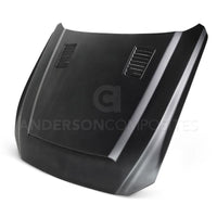 Anderson Composites 2015 - 2017 Ford Mustang (Excl. GT350/GT350R) Super Snake Style Hood Fiberglass - My Store
