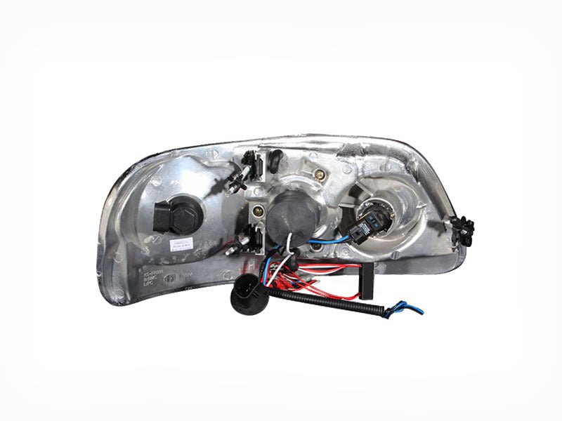ANZO 1997.5 - 2003 Ford F - 150 Projector Headlights w/ Halo and LED Chrome 1pc - My Store