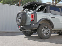 aFe Vulcan 3in 304 SS Axle - Back Exhaust 2021 Ford Bronco L4 - 2.3L (t)/V6 - 2.7L (tt) w/ Carbon Tips - My Store